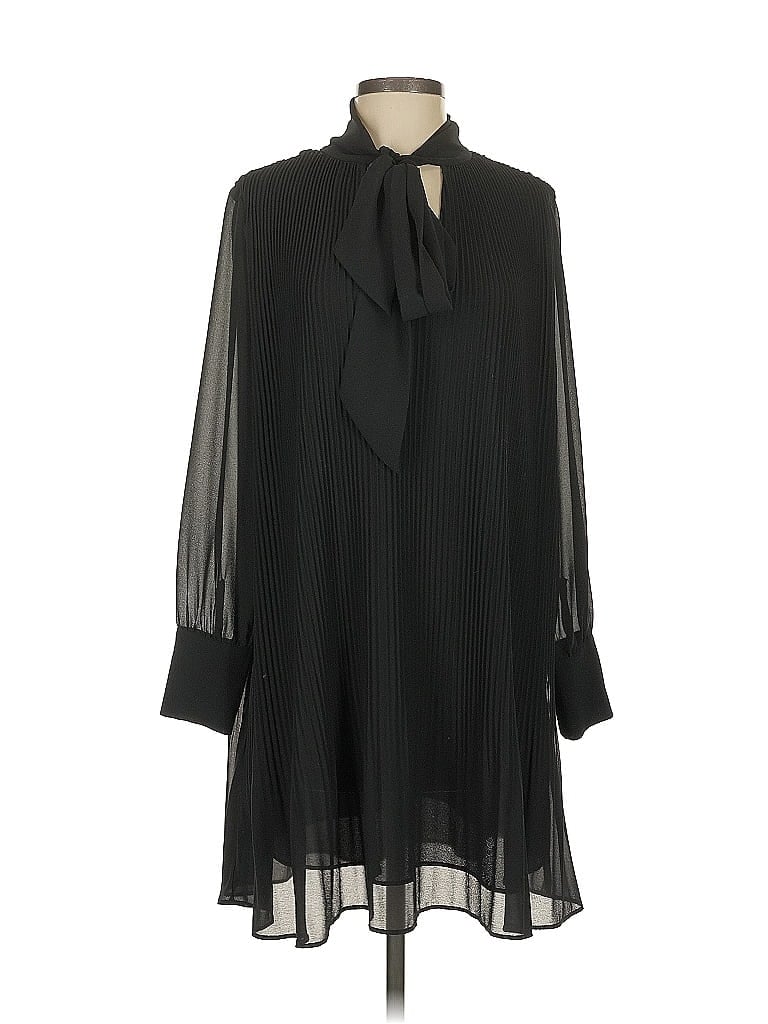 Pre-owned Zara Casual Dress In Black
