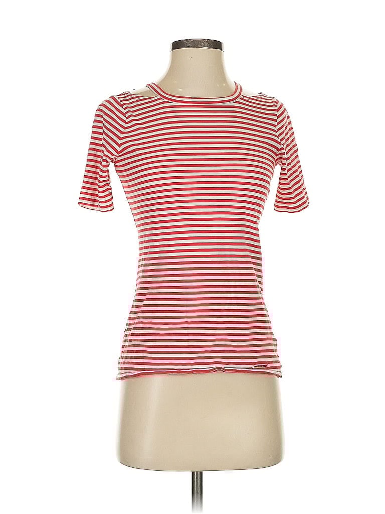 Pre-owned Michael Michael Kors Short Sleeve T-shirt In Red