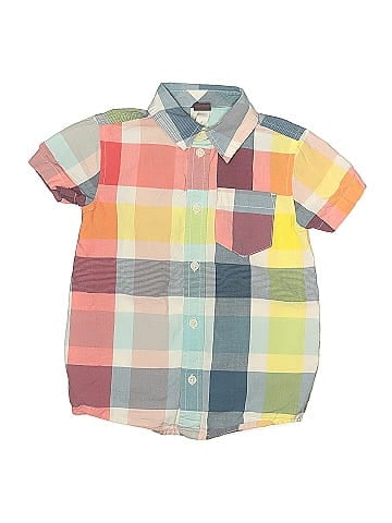 Tea Short Sleeve Button-Down Shirt (view 1)
