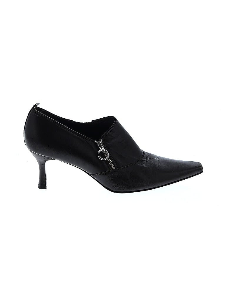 Donald J Pliner Black Brown Heels Size 10 - photo 1
