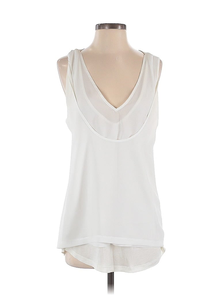 Pre-owned Banana Republic Sleeveless Blouse In White