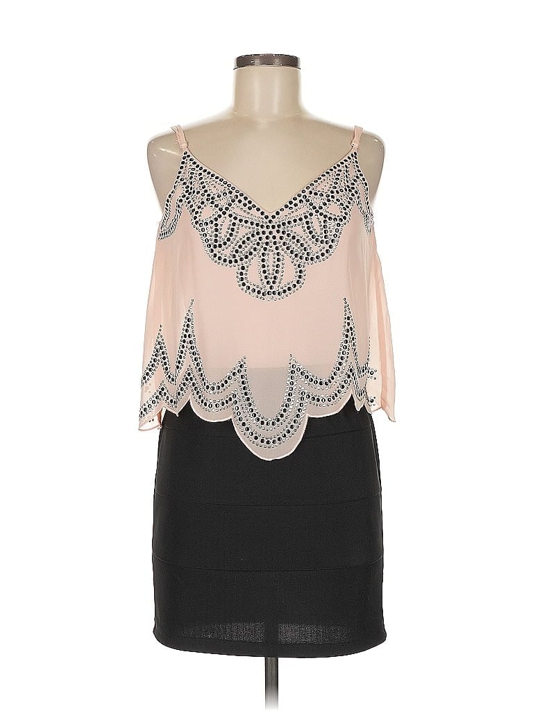 Pre-owned Crystal Sky Cocktail Dress In Pink