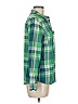 Old Navy Plaid Green Long Sleeve Button-Down Shirt Size M - photo 4