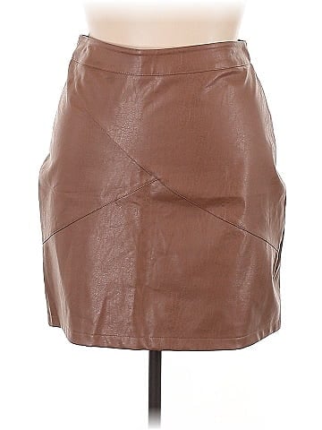 Zeagoo Faux Leather Skirt (view 1)