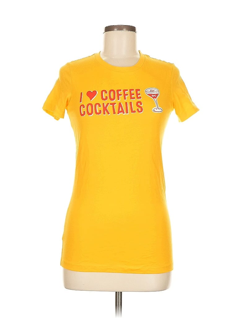 Pre-owned Bella+canvas Short Sleeve T-shirt In Yellow