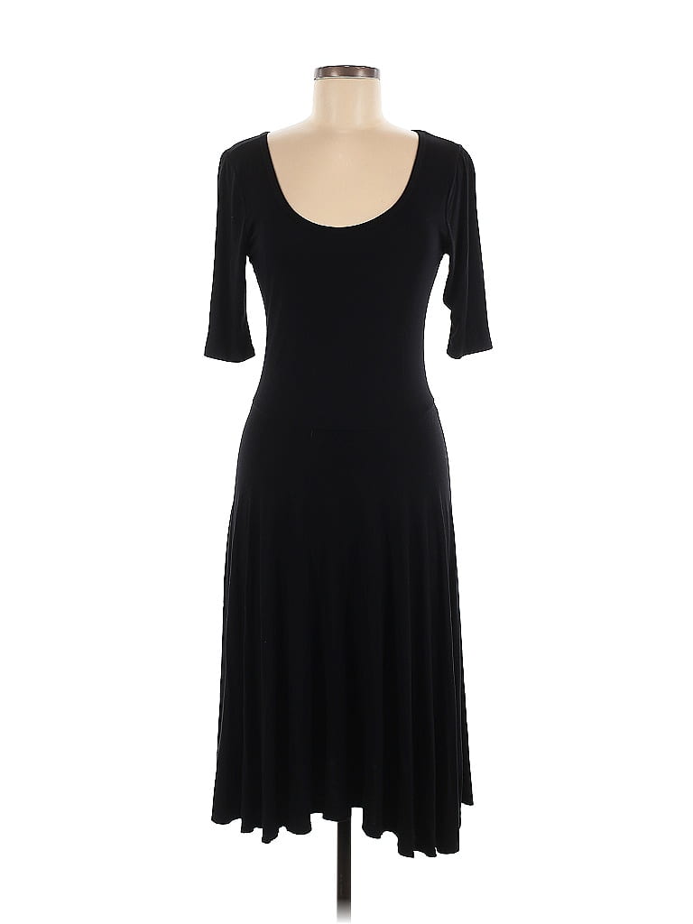 Robe LuLaRoe Julia - XS, Noire à Cercles Beiges, Neuve Avec étiquettes
