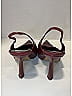 Chanel Color Block Burgundy Vintage Camellia Heels Size EU 38 1/2 - photo 5