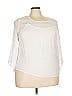 AGB Ivory Long Sleeve Blouse Size 2X - photo 1