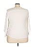 AGB Ivory Long Sleeve Blouse Size 2X - photo 2