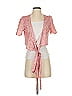 Shein 100% Polyester Pink Short Sleeve Blouse Size XS - photo 1