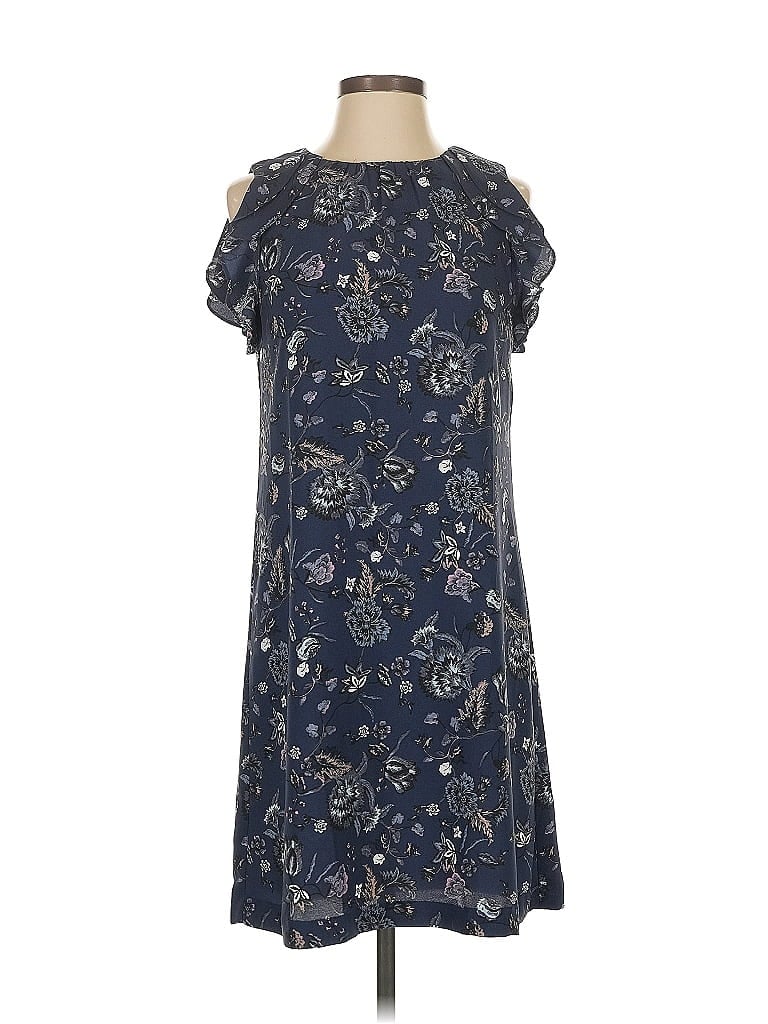 Pre-owned Ann Taylor Factory Casual Dress In Blue