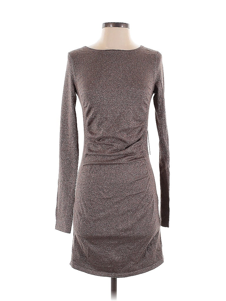 Pre-owned Express Casual Dress In Gray