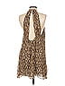 Zara 100% Viscose Brown Casual Dress Size S - photo 2