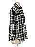Gap 100% Cotton Plaid Black Long Sleeve Button-Down Shirt Size S - photo 4