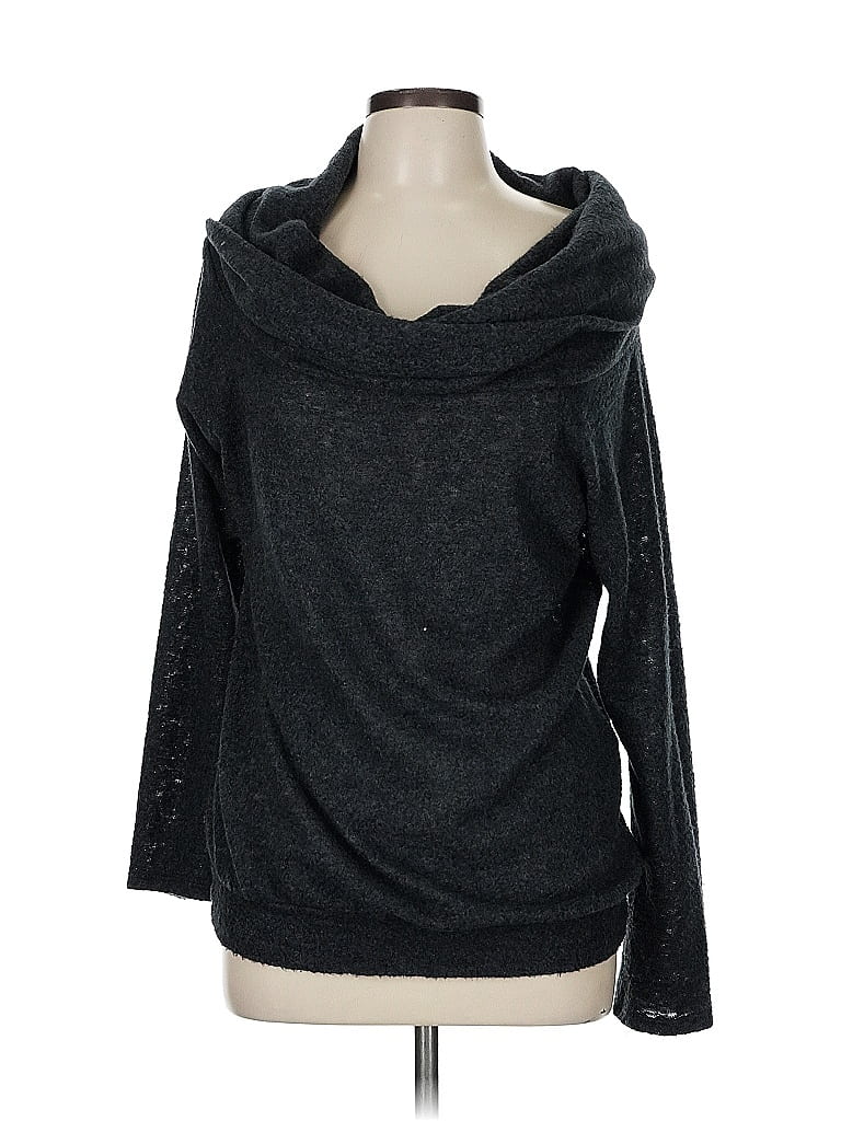 Pre-owned Elan Pullover Sweater In Gray