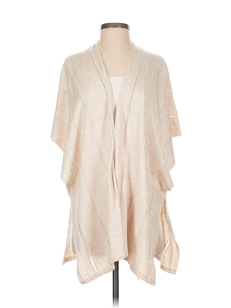 Pre-owned Ann Taylor Loft Poncho In Brown