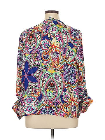 Sharagano Long Sleeve Blouse (view 2)