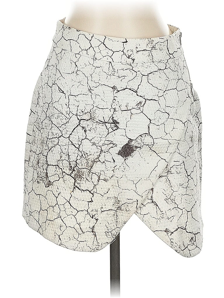 Pre-owned H&m Casual Skirt In White