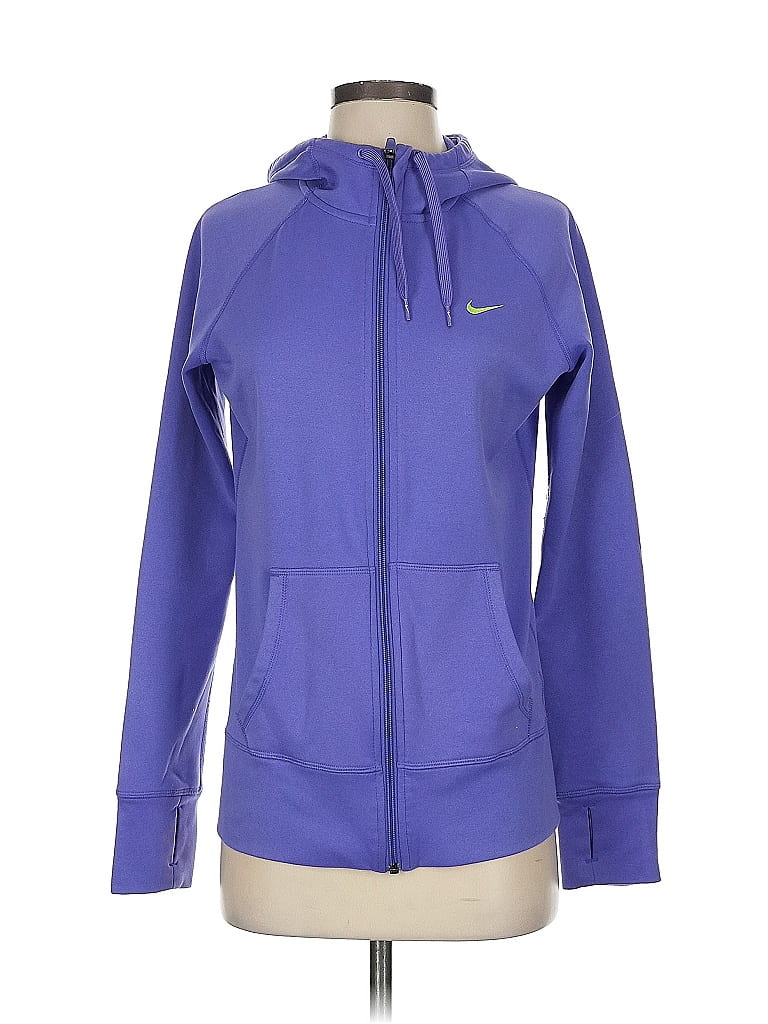 purple nike zip up hoodie