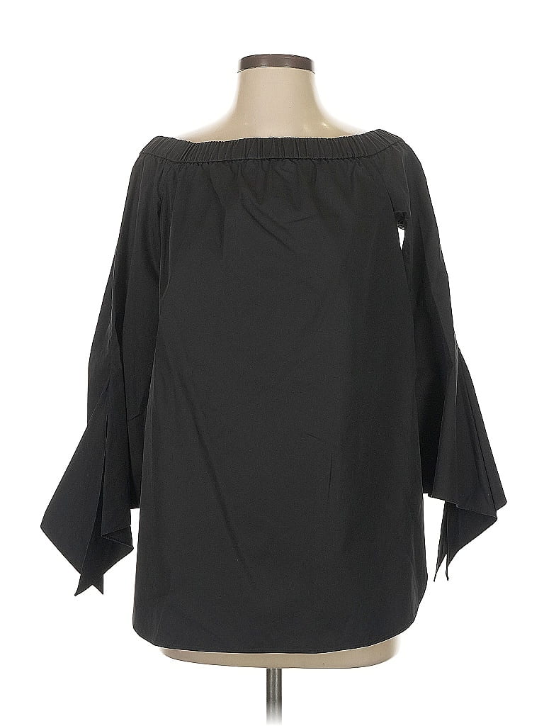 Pre-owned Tibi 3/4 Sleeve T-shirt In Black