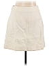J.Crew 100% Wool Solid Ivory Wool Skirt Size 12 (petite) - photo 1