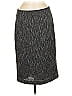 Talbots 100% Polyester Chevron-herringbone Gray Casual Skirt Size 8 - photo 1