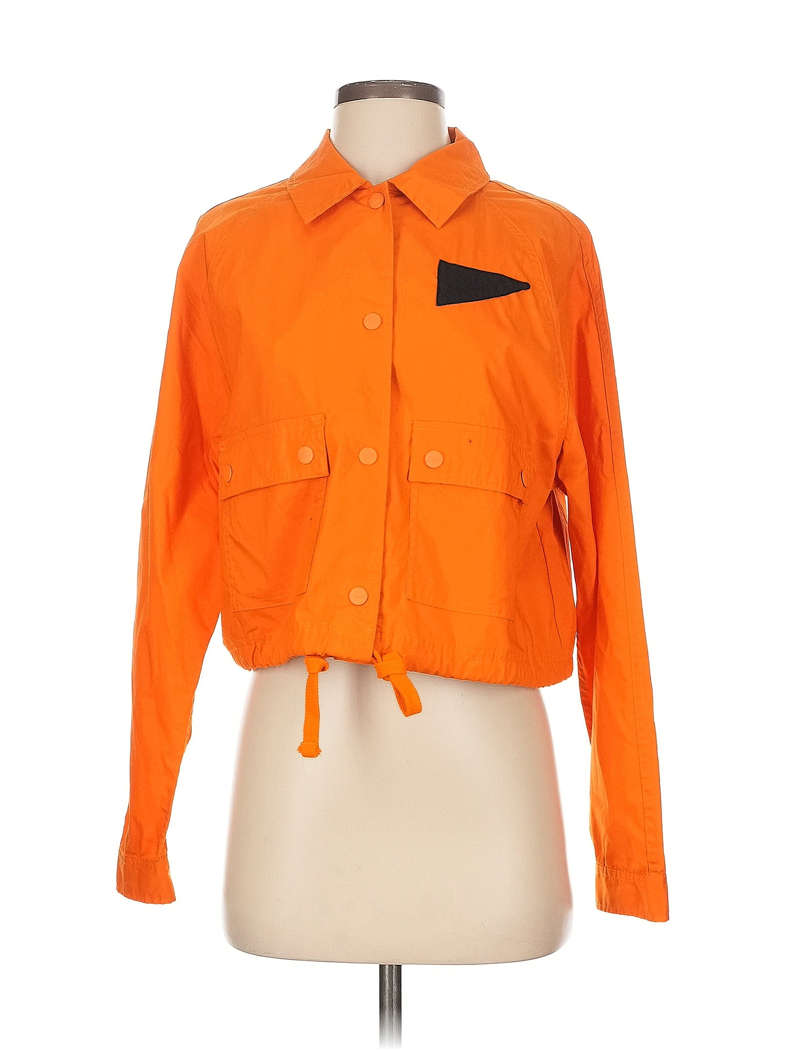 Nike Color Block Orange Jacket Size XS