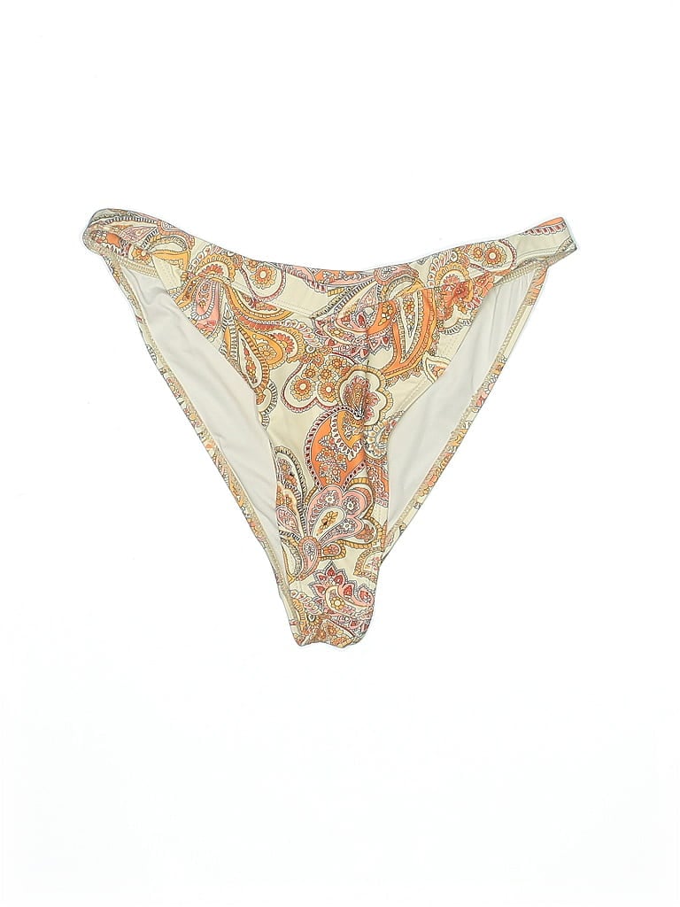 Pre-owned Nasty Gal Inc. Swimsuit Bottoms In Gold