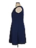 En Focus Studio Solid Blue Casual Dress Size 14 - photo 5