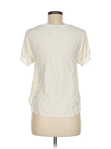 Cinq à Sept Short Sleeve Silk Top (view 2)