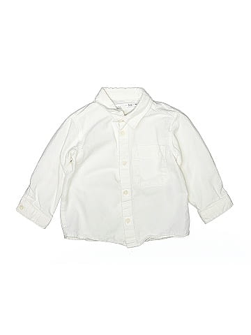 Zara Baby Long Sleeve Button-Down Shirt (view 1)