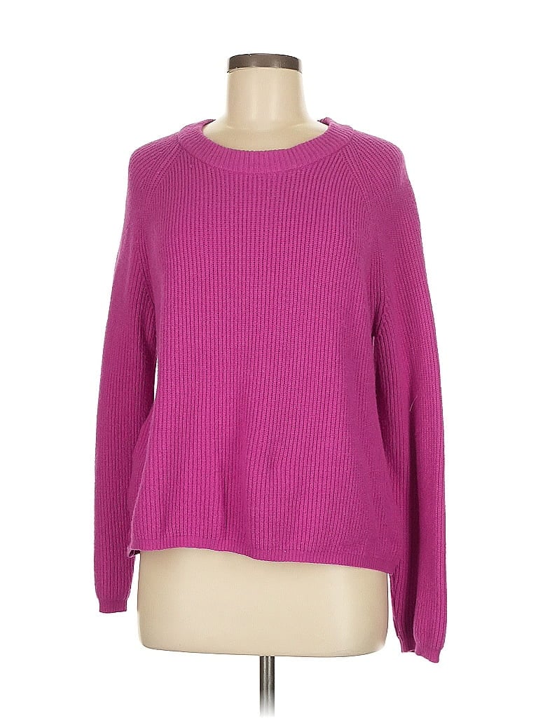 Pre-owned T Tahari Pullover Sweater In Purple