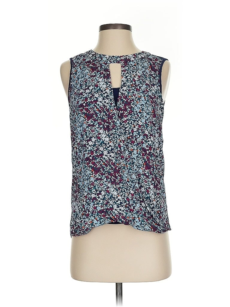 Pre-owned 41hawthorn Sleeveless Blouse In Blue