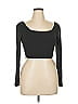 Shein Curve Black Long Sleeve Top Size 14 Plus (1) - photo 1