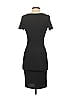 H&M Solid Black Casual Dress Size S - photo 2