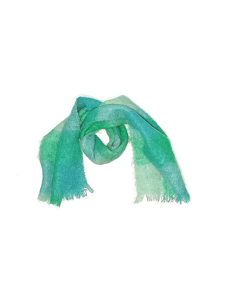 Pre-owned Assorted Brands Scarf In Green