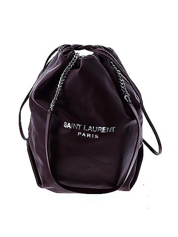 Saint Laurent Leather Teddy Bucket Bag (view 1)