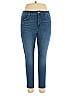 Sofia by Sofia Vergara Solid Blue Jeans Size 14 - photo 1