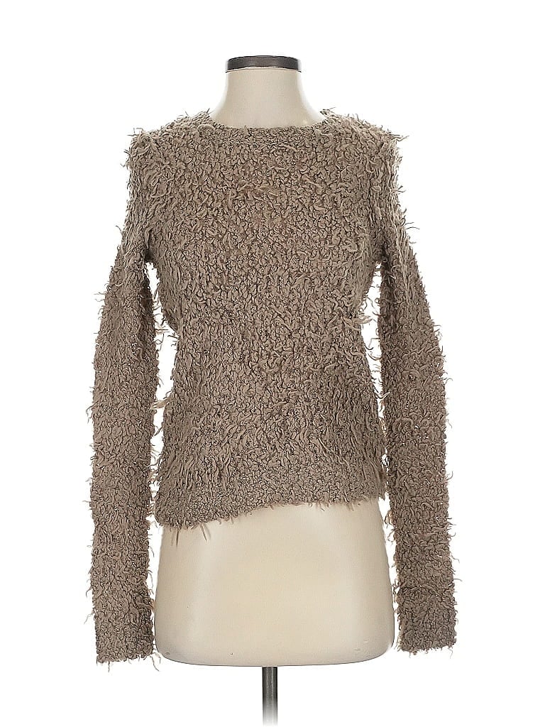 Pre-owned Free People Pullover Sweater In Brown