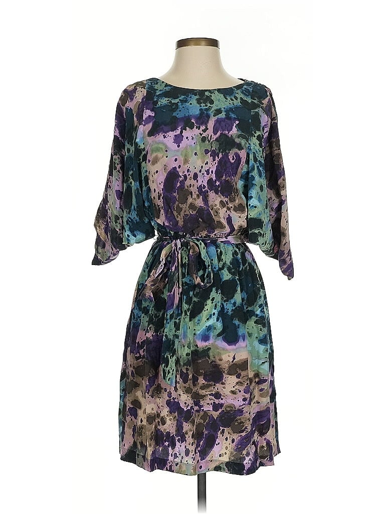 Pre-owned Suzi Chin For Maggy Boutique Cocktail Dress In Purple