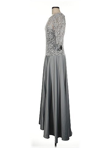 JS Collections Gray Cocktail Dress Size 8