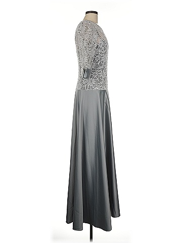 JS Collections Gray Cocktail Dress Size 8