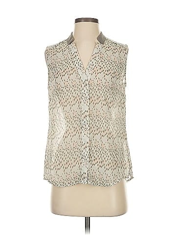 Bebe Sleeveless Button-Down Shirt (view 1)