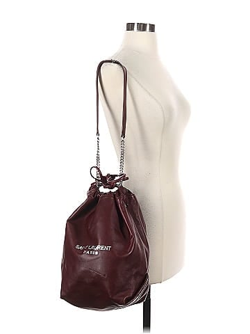 Saint Laurent Leather Teddy Bucket Bag (view 2)