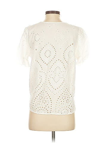 Main Strip Short Sleeve Blouse (view 2)