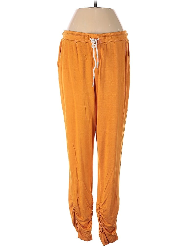 Pre-owned Candace Cameron Bure Casual Pants In Orange