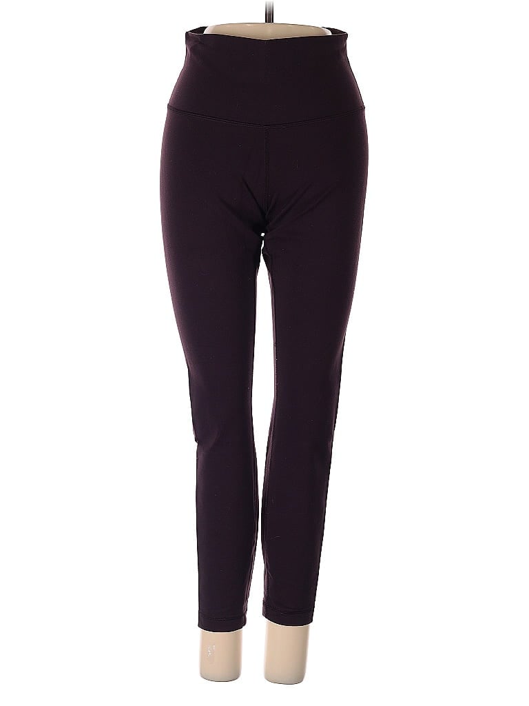 Pre-owned Lululemon Athletica Active Pants In Purple