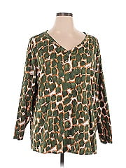 Belle By Kim Gravel Long Sleeve Blouse