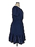 Rachel Zoe TJX 100% Polyester Solid Blue Casual Dress Size XL - photo 3