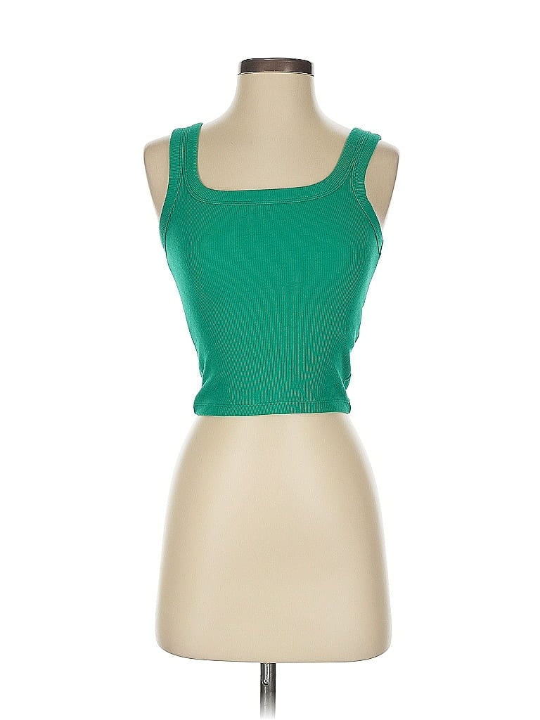 Click to view more detailed imagery on our partner's website Pre-owned Hollister Tank Top Green Strapless Neckline Tops